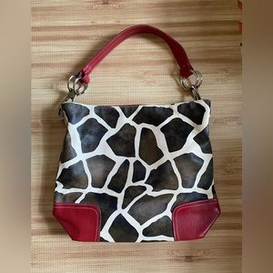 Giraffe Print Purse